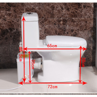 直冲式墙排后出水马桶污水提升器泵电动马桶防臭防溅水后排坐便器马桶+四排大功率提升器其他/other壹德壹
