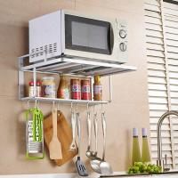 厨房微波炉置物架微波炉架烤箱架子1墙上3支架2层壁挂式家用挂架壹德壹