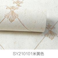 电视背景墙壁纸3d立体客厅卧室简约现代菱格鹿皮绒墙纸加厚210101米黄色仅墙纸壹德壹