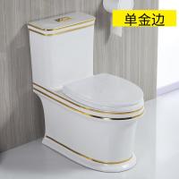 马桶彩色5孔旋冲欧式节水大口径防堵彩金创意4D坐便器壹德壹