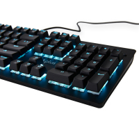 联想thinkplus机械键盘网吧游戏专用吃鸡LOL办公键盘便携背光单色混色可选 夜晚办公利器