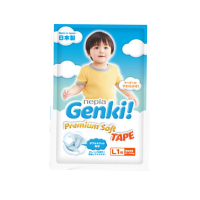 妮飘 Genki婴儿宝宝纸尿裤尿不湿 L码 5片旅行装