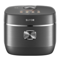 苏泊尔SUPOR 4L方形煲多段IH电磁加热纯钛内胆一级能效可预约糙米饭热饭功能银灰色