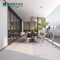 蒙娜丽莎瓷砖/仿古砖600x600/阳台庭院地砖/防滑耐磨/浅灰/仿古砖