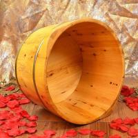 中式香柏木木泡脚木桶足沐浴桶木盆洗脚木盆送泡脚药带盖按摩器加厚家用 舒适时尚创意家庭商用桑拿足浴足浴盆