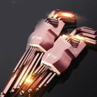 内六角扳手套装内六角螺丝刀套装内六方扳手梅花内6角板手多功能家装建材及铬钒钢五金五金工具手动工具扳手