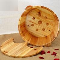 木业足浴桶泡脚木桶洗脚木桶足疗桶洗脚盆带按摩粒带盖子多功能时尚创意舒适桑拿洗脚木盆有盖浴室卫生间足浴盆