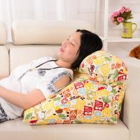 三角床头大靠垫办公室腰靠背垫床上护颈靠枕沙抱枕靠垫背垫腰垫腰枕背靠枕家居靠垫生活日用家居纺织品布艺软饰靠垫