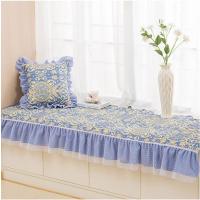 飘窗垫阳台垫四季蕾丝欧式田园沙垫春夏飘窗窗台垫防滑坐垫抱枕多色多款多功能时尚创意家居纺织品布艺软饰坐垫