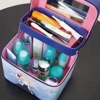 化妆包手提化妆箱双层便携大容量化妆品收纳化妆品收纳箱储物包生活日用家居家庭清洁收纳整理用品置物箱收纳包