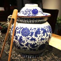 泡菜坛子家用加厚非玻璃泡菜坛四川腌菜储物清仓大号密封罐酵素桶多色多款多功能生活日用收纳用品时尚创意简约收纳柜
