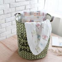 卡通可爱防水可折叠脏衣篮浴室装衣脏衣服收纳筐玩具零食收纳桶大号脏衣篓简约创意生活日用杂物收纳用品收纳蓝