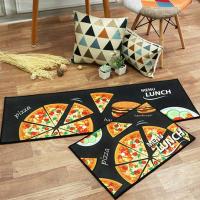 简约现代家用厨房地垫垫进防滑吸水防油长条家用卫浴脚垫子多色多款卧室厨房时尚创意舒适家居纺织品地垫