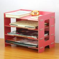 创意办公桌面文具收纳盒杂志文件收纳盒办公室收纳架储物架整理架置物架办公家具储物盒收纳盒整理架家居生活日用收纳整理用品