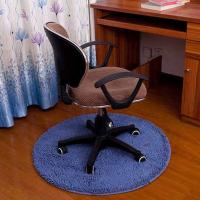 简约现代电脑椅地垫卧室家用电脑椅卧室垫子转椅地垫圆形地垫可机洗糖果色机器织造家居家用纯色生活日用地垫