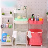 脏衣蓝脏衣娄玩具收纳架浴室杂物筐洗衣蓝塑料带轮放脏衣服收纳筐生活家居家庭收纳整理清洁用品储物筐收纳筐