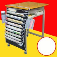 学生文具课桌书箱书籍多层挂式书挂袋桌面收纳盒收纳挂袋储物袋生活日用家居家庭清洁收纳整理用品置物袋收纳袋