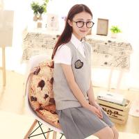 防滑卡通连体坐垫靠背一体办公室椅垫加厚餐椅学生凳子屁股垫座垫生活家居纺织品家纺布艺软饰坐垫垫子坐垫