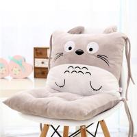 办公室大号连体坐垫靠垫一体可爱卡通加厚学生座椅腰枕椅垫屁股垫生活家居纺织品家纺布艺软饰坐垫垫子坐垫