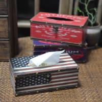 复古纸巾盒创意家居客厅房间家用餐巾盒茶几抽纸盒装饰品摆件抽纸盒生活日用家居家庭清洁收纳整理用品收纳盒