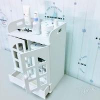 创意桌面化妆品收纳盒韩版抽屉式梳妆台护肤品储物柜洗漱台置物架化妆品收纳架防水浴室收纳盒收纳用品收纳盒