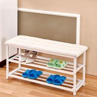 铁质经济型换鞋凳鞋柜多功能储物凳床尾凳穿鞋凳简约现代长凳子服装店沙凳家居家用生活日用创意时尚收纳用品