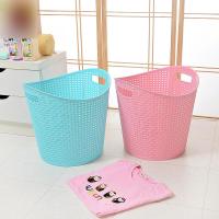 大号塑料桶脏衣服收纳筐玩具箱收纳篓洗衣篮藤编脏衣篮储物篓置物篮生活日用家庭清洁收纳整理用品储物篮收纳篮