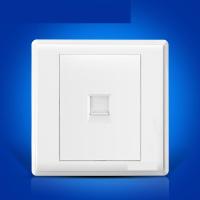 电脑插座面板 86型白色网线网络接口插孔插座单电脑面板插座生活日用家居家装建材及五金电子电工插座电脑插座