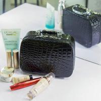 便携化妆包大容量小淑女化妆品收纳盒可爱迷你小号简约手提箱韩国多色多款多功能生活日用收纳用品时尚创意简约收纳包