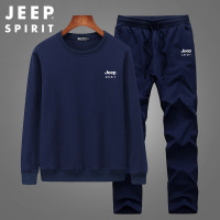 JEEP吉普春季运动服套装男士卫衣宽松休闲吉普两件套TT7515