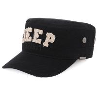 JEEP平顶帽子男迷彩鸭舌帽男百搭休闲夏季户外防晒遮阳CA0246