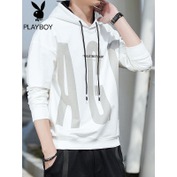 花花公子连帽卫衣男士春秋季2021新款韩版潮流宽松百搭帅气上衣服