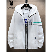 花花公子男士休闲外套2021夏装韩版薄款夹克潮流百搭休闲ins衣服