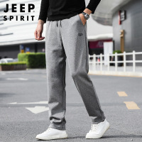 JEEP SPIRIT男士运动裤秋冬季新款宽松直筒卫裤男休闲长裤7046
