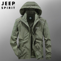 JEEP SPIRIT秋季外套新款男春秋潮流男士薄款休闲工装上衣7008