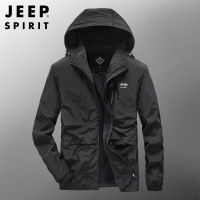 JEEP SPIRIT男装夹克外套春秋装新款休闲户外宽松大码上衣5850