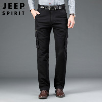 JEEP SPIRIT男装秋冬新款商务长裤休闲裤纯棉修身弹力西裤C061001