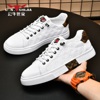 公牛世家男鞋春季2022新款鞋子男潮鞋百搭板鞋男士休闲小白鞋男款