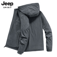 JEEP男士夹克2022新款早春外套男装潮牌可拆卸帽休闲帅气防风衣服