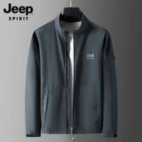 JEEP夹克男2021秋冬季新款防风立领男士外套休闲潮流宽松冲锋衣男