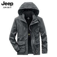 JEEP男士夹克早春上衣2022新款男装潮牌休闲大码潮流春季男生外套