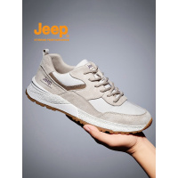 jeep男鞋春夏新款时尚百搭透气运动休闲鞋男士软底潮流低帮板鞋子