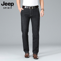 JEEP吉普休闲裤男春夏新款男士宽松直筒大码长裤中年舒适商务裤子