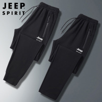 JEEP SPIRIT束脚运动裤子男春秋季卫裤宽松直筒休闲长裤7059-7060