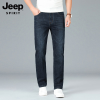 JEEP吉普牛仔裤男春夏新款男士宽松直筒2022新款舒适商务裤子