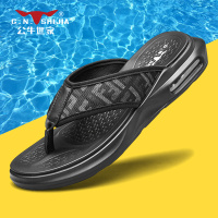 公牛世家人字拖男夏季外穿2022新款气垫软底凉拖鞋潮流男士沙滩鞋