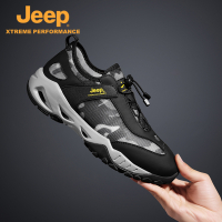 jeep户外溯溪鞋男夏季网面透气防滑登山鞋速干钓鱼徒步涉水鞋男款