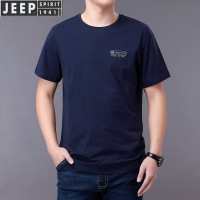 JEEP SPIRIT短袖T恤男装上衣大码圆领青年男士休闲打底衫0082