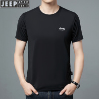 JEEP SPIRIT 短袖T恤男新款圆领男士薄款透气百搭体恤男TS1160