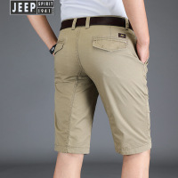 JEEP SPIRIT短裤男中老年男士宽松大码五分裤休闲裤夏天男726